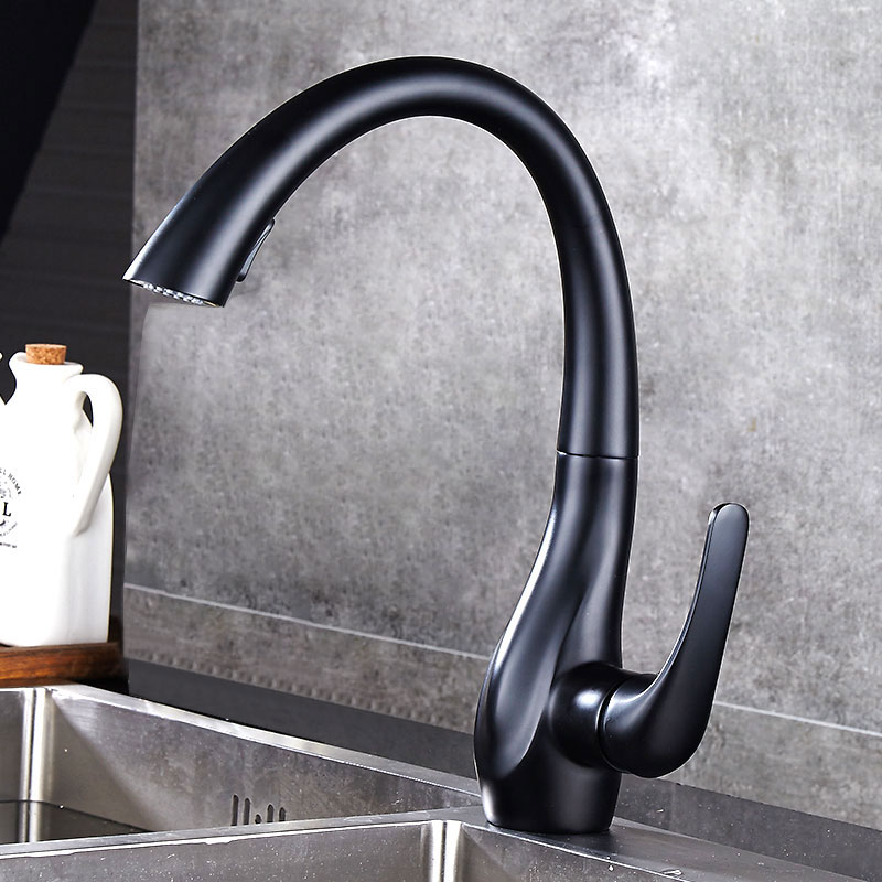 Kitchen Appliances White - BAKALA Выдвижной кухонный смеситель с одной
