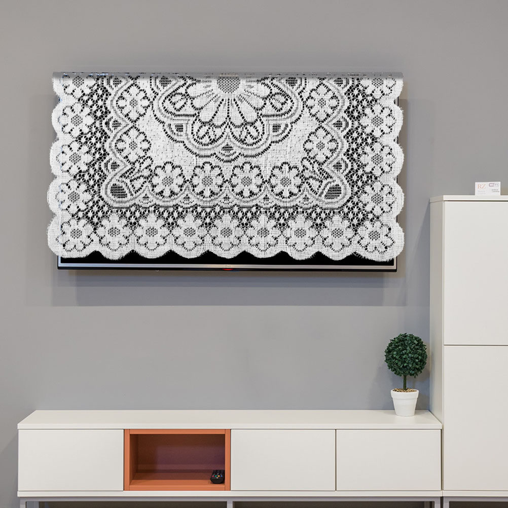 Kitchen Appliances White - Стильный белый кружевной квадратный чехол для