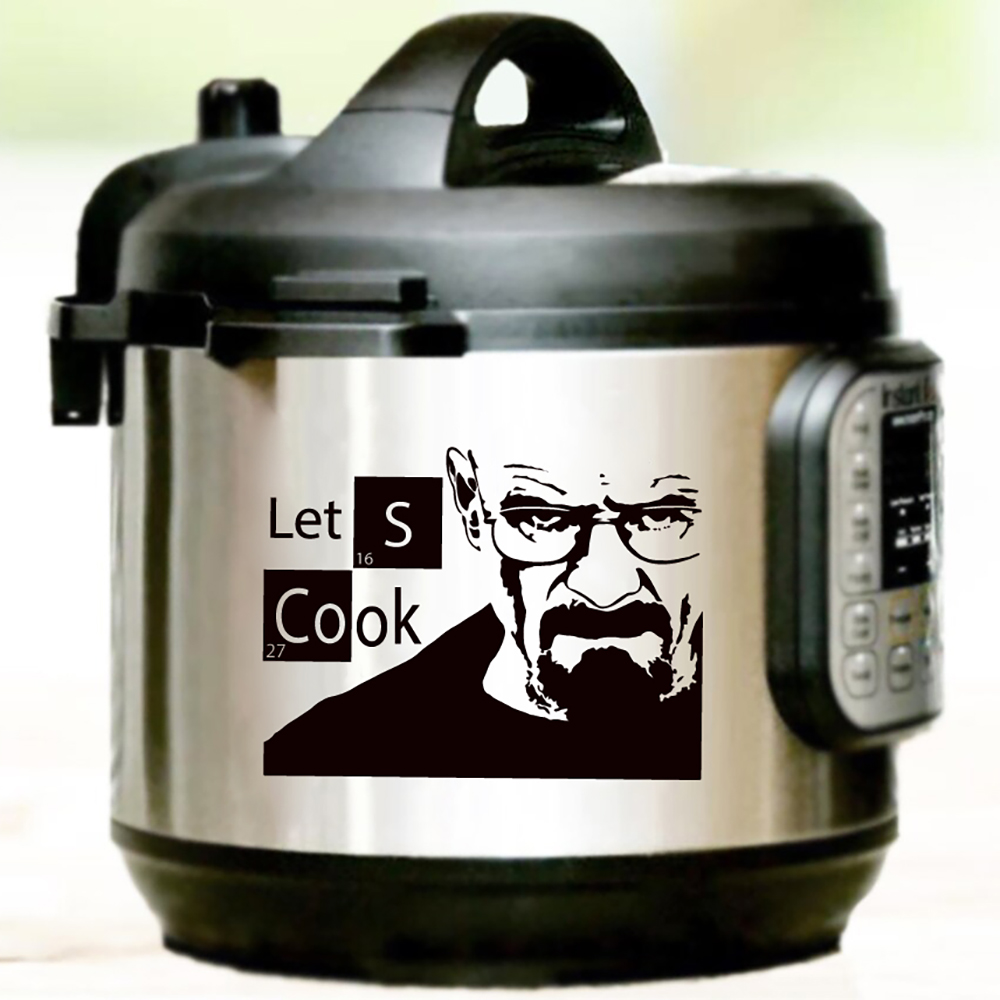 Instant Pot Pressure Cooker - Виниловая наклейка для кастрюли быстрого приготовления,