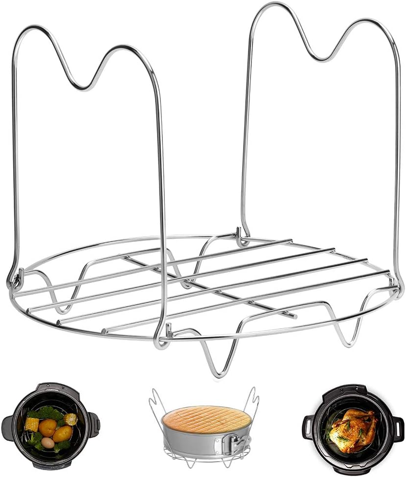Instant Pot Pressure Cooker - Подставка-пароварка с ручками, совместимая с аксессуарами