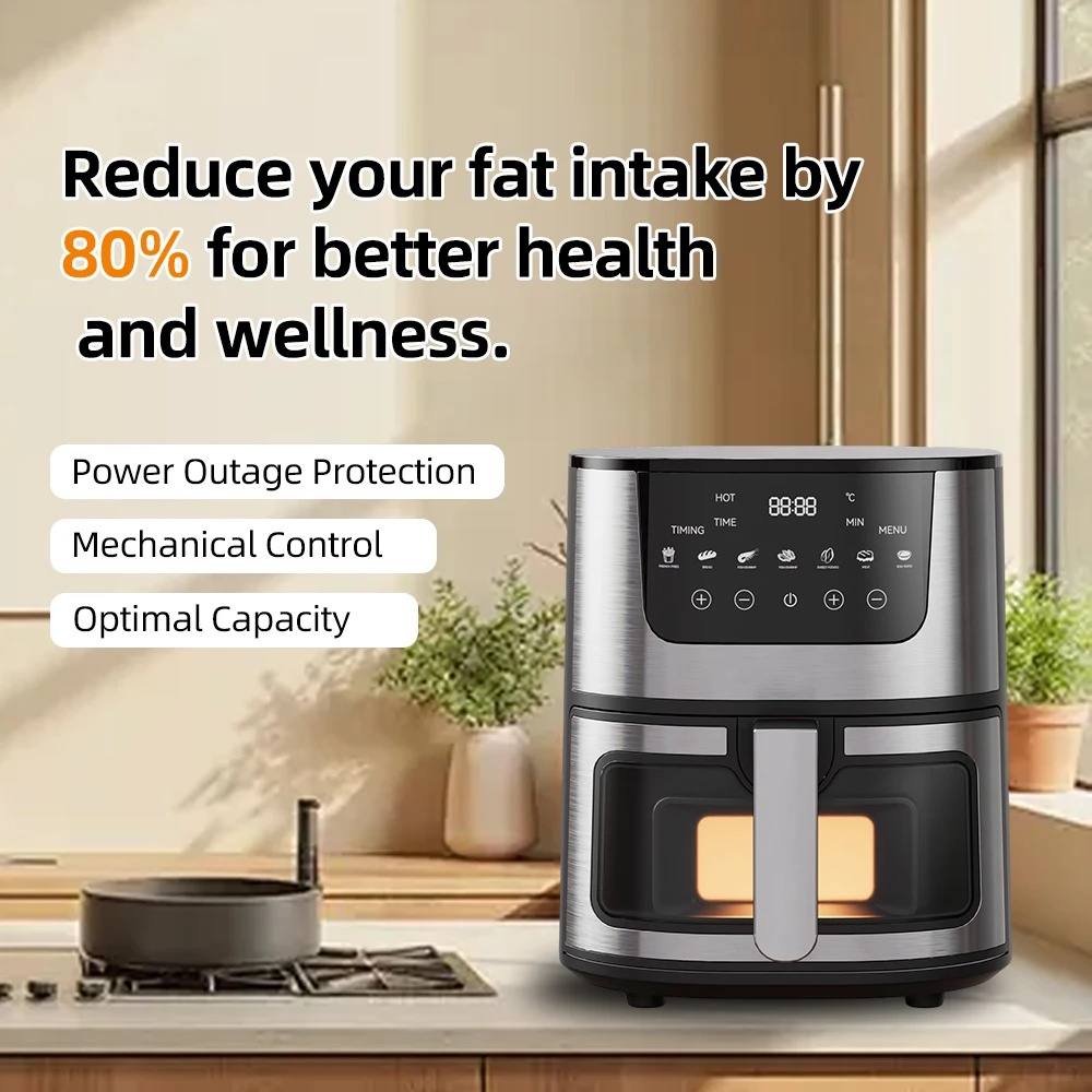 Kitchen Appliances Oven - Аэрофритюрница DIVEDEER 7L для домашнего использования