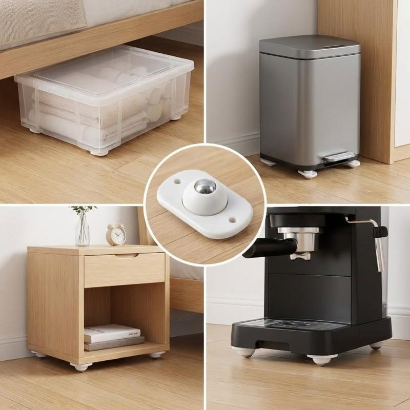8 самоклеящихся колесиков-роли – обзор и цена Kitchen Appliances White