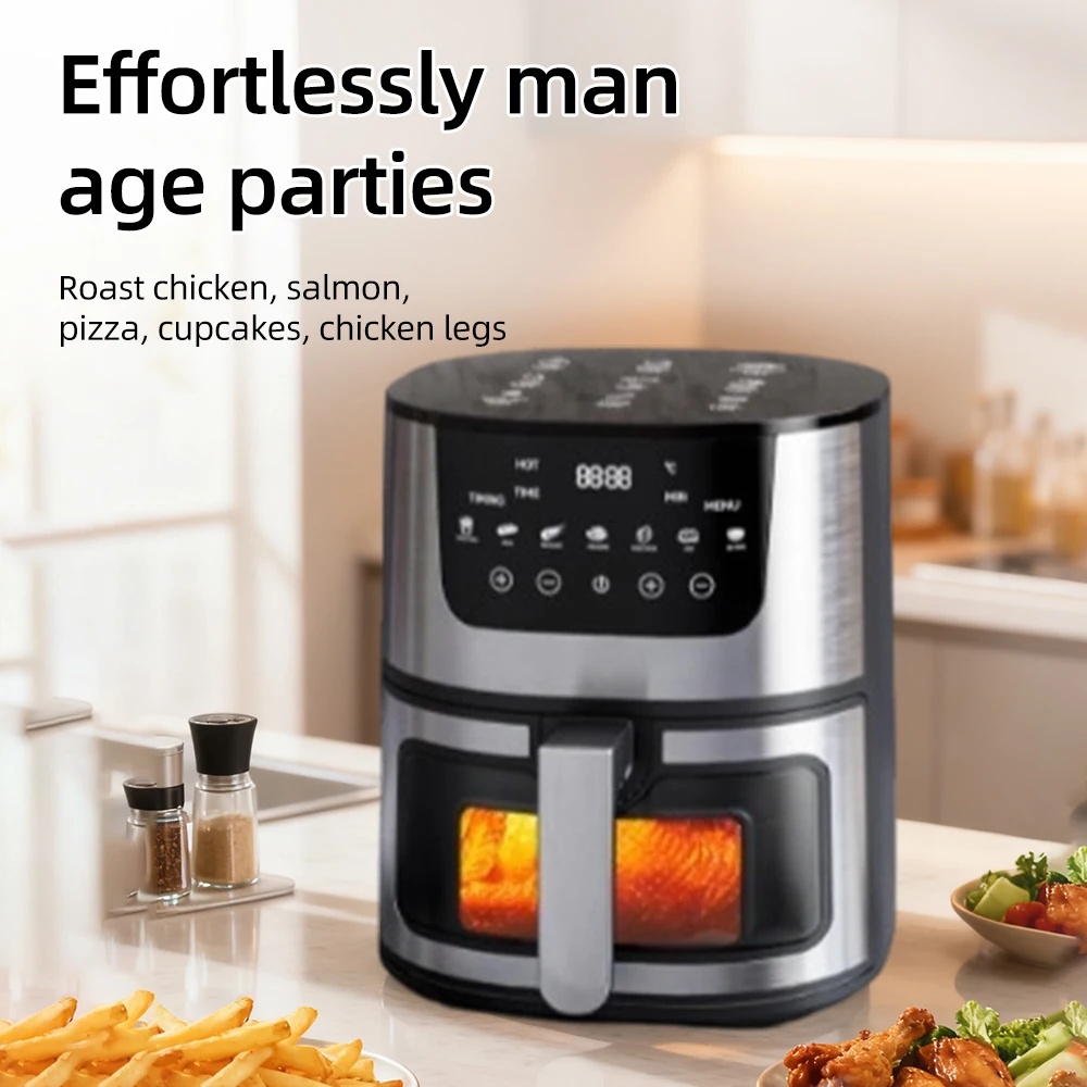 Аэрофритюрница DIVEDEER 7L для – обзор и цена Kitchen Appliances Oven